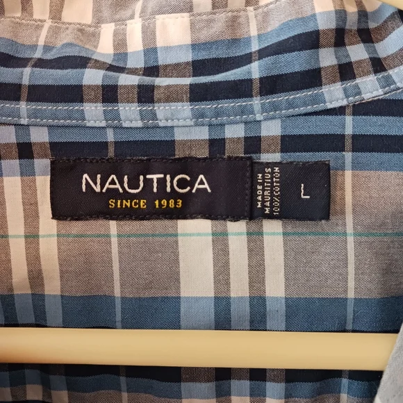 Nautica Long Sleeve Men's Shirt Large - Picture 2 of 6